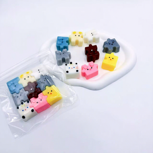 Jouet anti-stress pour enfants, puzzle d'animaux de dessin animé, matériau TPR super doux, sensation de boue, rebond lent, soulagement de l'anxiété - Product Image 1