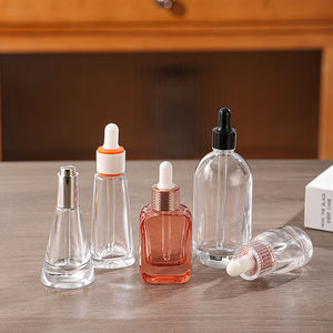 Flacon compte-gouttes en verre transparent vide de 15 ml, 30 ml, 1 oz, 1/2 oz <span class=keywords><strong>pour</strong></span> sérum de soin de la peau et gouttes <span class=keywords><strong>pour</strong></span> <span class=keywords><strong>les</strong></span> <span class=keywords><strong>yeux</strong></span> - Product Image 4