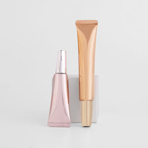 공용기 7.5ml 10ml 샤이니 소프트 튜브 리필 가능한 플라스틱 스퀴즈 화장품 포장 크림 튜브 롱 노즐 스크류 뚜껑 용기 - Product Image 3