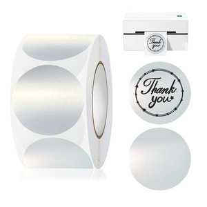 Etiqueta Térmica Holográfica Plateada, Adhesivo Personalizado para Embalaje de Productos de Lujo y Marca - Product Image 2