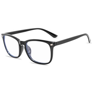 Lunettes anti-lumière bleue tendance Fashion Square, monture intégrale unisexe, verres AC, décontractées, élégantes pour tous les jours - Product Image 1