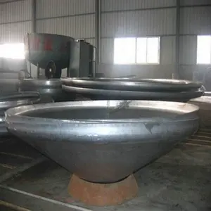 Hot pressing conical head conical tank welded stainless split conical head