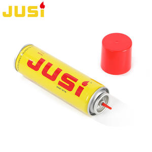 Gaz Butane Jusi Jaune Haute Pureté pour Briquet, Bouteille en Fer 218, Vente en Gros - Product Image 3