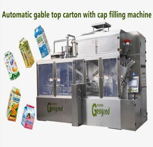 Şarap sirke için tam otomatik gable top karton dolum makinesi - Product Image 3