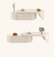 Meuble TV Design en Bois Tendance, Table Basse Minimaliste Sur Mesure, Meuble Télé Simple pour Salon