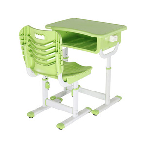 Starlight Furniture Student <b>Desk</b> And Chair <b>Set</b> XZL-015 Plastic Height Adjustable For School Modern Minimalist Style - Product Image 4