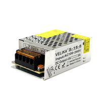 5V 15W 25W 50W 100W 200W 300W 350W Transformador de fuente de alimentación de grado industrial para tiras LED Controlador LED interior Monitores LCD CCTV