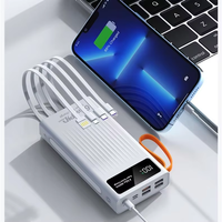 Cargador Portátil de Alta Velocidad con Banco de Energía de Carga Rápida de 30000mAh, 20000mAh, 10000mAh, Bancos de Energía de Alta Capacidad de 40000MAH