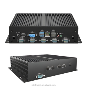 Computadora Integrada Sin Ventilador <span class=keywords><strong>I7</strong></span> <span class=keywords><strong>5600u</strong></span> I5 5200u I3 5005u Windows Ubuntu 2 Gigabit Ethernet 2 COM RS232 WiFi hasta 8GB de RAM en Stock - Product Image 2