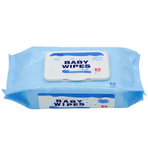 Refreshments Cleansing Face Wipe Unscented Sensitive Newborn Biodegradable Bamboo Wet Wipes Single
