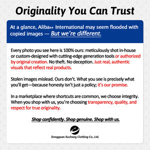 XUCHANG تصميم أصلي عالي الجودة للرجال عتيق القرد مغسول بشعار مخصص تصميم جينز دنيم مستقيم - Product Image 4