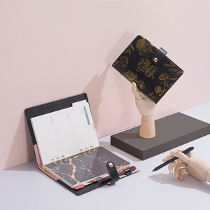 OEM A5/A6 PU Leather <strong>Wedding</strong> Custom Refillable Loose Leaf <strong>Planner</strong> <strong>Notebook</strong> - Product Image 6
