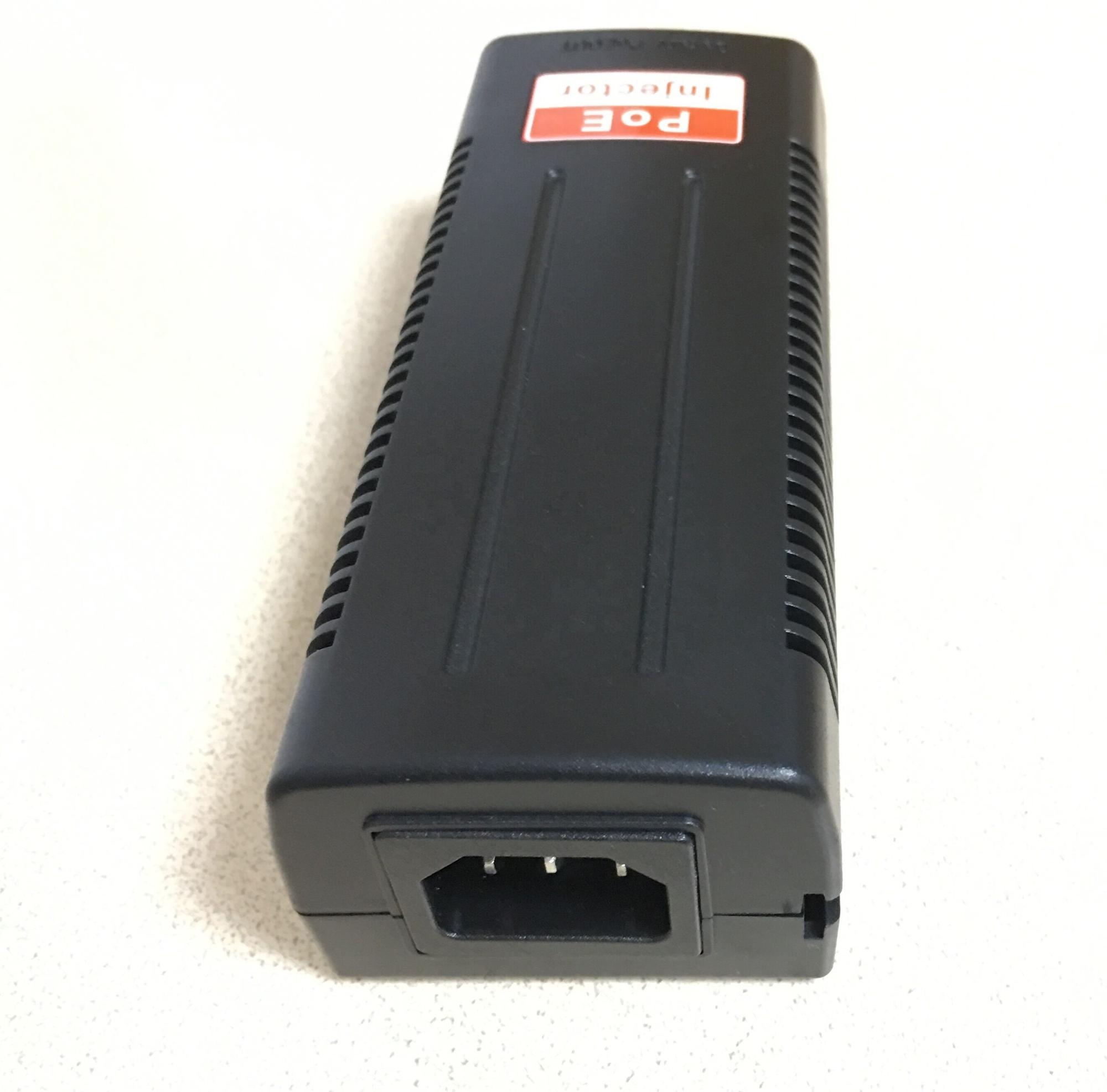 fast ethernet 10/100/1000M 30W 802.3at gigabit Poe injector network poe midspan