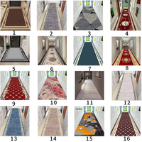 Bestseller Luxus maschinell hergestelltes Polyester wasserdichter rutsch fester Teppich Teppich Lang geformte Blumen Haustür Übung Camping
