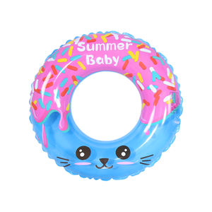 Stock d'usine Donut gonflable enfants anneau de bain flotteur flotteurs de plage et <span class=keywords><strong>ensemble</strong></span> de tubes de bain flotteur de natation plage fête piscine jouets - Product Image 1