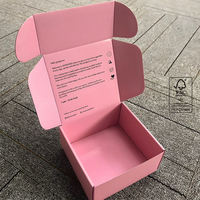 Boîte d'expédition pliable en carton ondulé à grande capacité, imprimée avec logo personnalisé, recyclable, fermeture magnétique, poignée durable