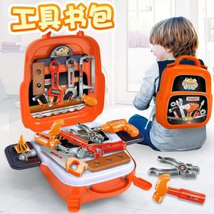 Cross-Border Playhouse Toolbox Set Science Education Pretend Play Kitchen Toy Garçons Filles ABS Food Simulation de coupe de fruits - Product Image 2