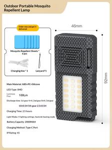 Lámpara Repelente de Mosquitos Portátil para Exteriores con Características Anti-Parches e Impermeables para Senderismo, Campamento, Picnic y Uso en la Playa - Product Image 6
