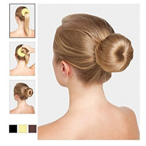 Set de Herramientas para Hacer Moños, Donuts para el Cabello de 3.5, 3 y 2.5 Pulgadas, con Pasadores y Banda Elástica para Peinados - Product Image 2