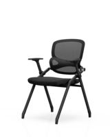 Chaises de formation commerciales empilables et pliables, chaises de conférence modernes pour bureau, vente en gros, tablette d'écriture optionnelle, directement de l'usine