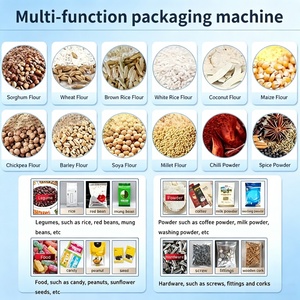 Máquina de envasado de bolsas Doypack con cierre zip para carne seca de res, biltong de granos de café, alimento para perros, fruta liofilizada de fresa y bolsas preformadas - Product Image 5