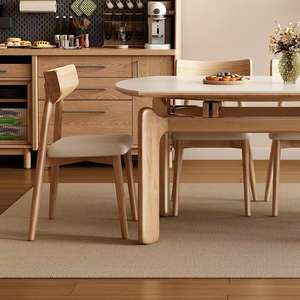 <span class=keywords><strong>Tavolo</strong></span> da Pranzo di Lusso Francese Moderno <span class=keywords><strong>Allungabile</strong></span> in <span class=keywords><strong>Legno</strong></span> <span class=keywords><strong>Massello</strong></span> Telescopico Ecologico e Durevole per Arredamento Casa, Cucina e Sala da Pranzo - Product Image 5