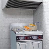 Machine à frire les chips d'équipement de poulet frit au gaz à 3 réservoirs