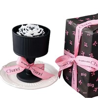 Coffret Cadeau Bougies Parfumées Camélia Français Diffuseur d'Arômes Sans Fumée Pierres Aromatiques Boîte Cadeau Parfumée en Cristal Cadeau d'Anniversaire