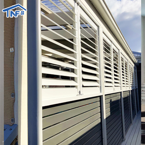 High Quality Security Aluminum Alloy Louver <strong>Window</strong> <strong>Shutter</strong> for Australian House Use-Horizontal Opening Pattern - Product Image 2