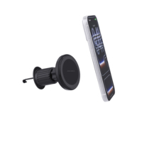 Chargeur sans fil magnétique 15W, support de téléphone pour voiture à fixation sur grille d'aération, charge rapide