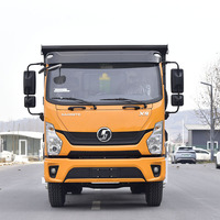 Camion benne léger Shacman 4X2 Euro 2, 10 tonnes, diesel, neuf, direction à gauche, moteur Yuchai, boîte de vitesses FAST