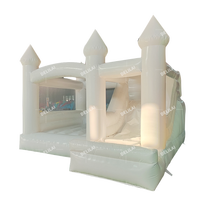 Château gonflable personnalisé avec piscine à balles, structure de saut en PVC certifiée CE, capacité maximale 5-7 personnes pour enfants
