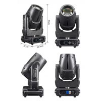 Projecteur de scène professionnel pour DJ, boîte de nuit, événementiel, spectacle, 14R DMX pour lumière blanche de 295W