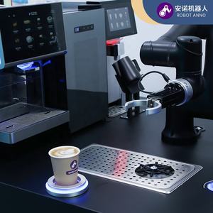 RobotAnno Professional Office Express Cafetière <span class=keywords><strong>Cappuccino</strong></span> Latte Machine à expresso entièrement automatique Distributeur automatique de café - Product Image 6