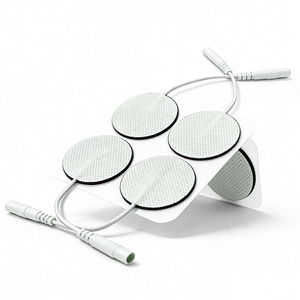 Elektroda Pad Bersertifikat QD CE (Model QD-D001) untuk Pereda Nyeri Tubuh <span class=keywords><strong>Stimulator</strong></span> Otot dengan Pin 2.0 Kain Non-woven 4x4cm - Product Image 3
