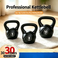 Kettlebell en PVC pour l'entraînement musculaire à domicile, la musculation et le fitness
