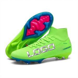 Zapatos <span class=keywords><strong>de</strong></span> Fútbol Sala Personalizados al por Mayor OEM, Antideslizantes, Duraderos, <span class=keywords><strong>de</strong></span> Caña Alta, para Primavera/Verano, para Césped Artificial, Interior y Exterior, Unisex - Product Image 3