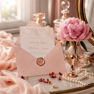 Juego de Sobres de Lujo Personalizados con Sello de Cera y Cinta para Invitaciones de Boda, Tarjetas de Felicitación y Admisión a Eventos - Product Image 5