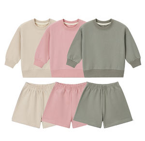 Ensemble de <span class=keywords><strong>sweat</strong></span> à capuche en coton éponge pour filles et garçons Ensemble de <span class=keywords><strong>sweat</strong></span>-shirt pour bébés enfants Survêtement Ensembles de jogging pour enfants - Product Image 3
