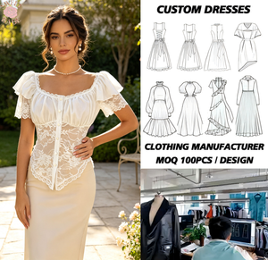 Elegante Blusa de Encaje para Mujer con Mangas con Volantes, Capa Transparente, Estilo Vintage - Product Image 1
