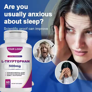 Capsule de soutien du sommeil Ausreson OEM tryptophane 5-HTP supplément d'acides aminés capsules de L-tryptophane - Product Image 4