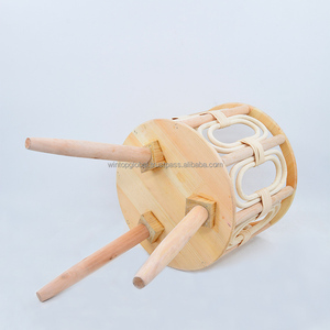 Macetas y jardineras de ratán Natural para jardín, macetas de plantas de caña de ratán, elegantes y tejidas a mano, para decoración del hogar - Product Image 4