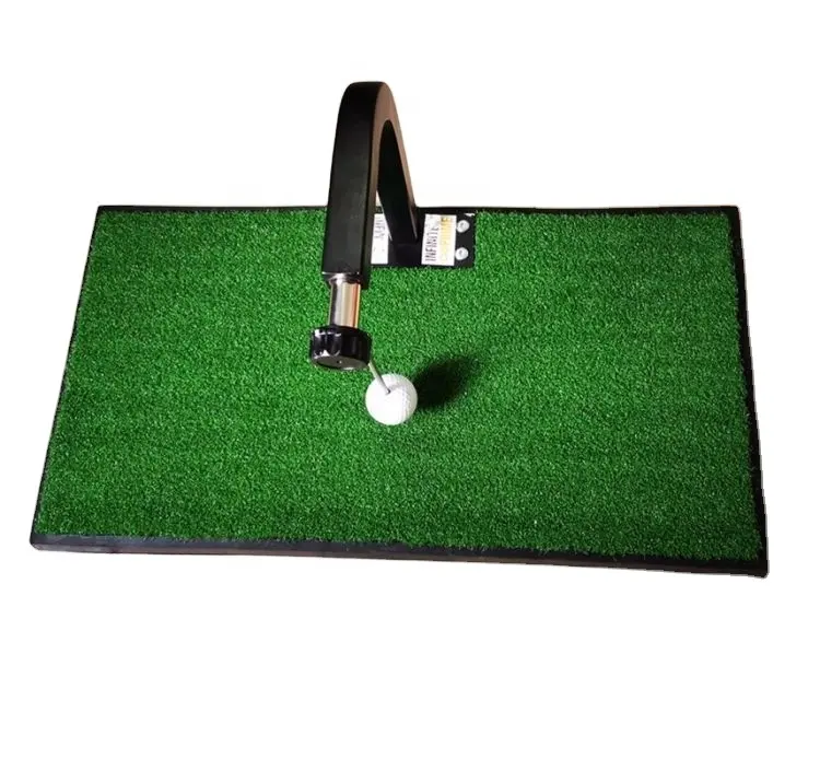 Tapis de Swing de Golf Portable à Rotation de 360 degrés, aides à l'entraînement de Golf avec balle de pratique de Spinning, tapis d'entraînement de Golf