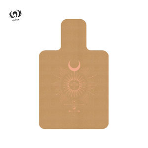 Tapete de Yoga de Corcho y Caucho Natural - Patrones Vibrantes con Tinta Blanca, Tinta a <span class=keywords><strong>Base</strong></span> de Agua Segura para Bebés, Agarre en Seco/Húmedo y Tecnología Anti-Decoloración - Product Image 1