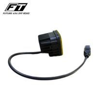 Projecteur de travail LED 30W double blanc-jaune certifié CE RoHS, directement de l'usine, 9-30V pour véhicule tout-terrain, lampe auxiliaire
