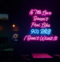 Letrero LED de Neón Publicitario de Alto Brillo Personalizado, Resistente a la Intemperie para Exteriores, Señalización Comercial para Hoteles, Oficinas, Restaurantes y Paredes
