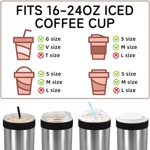 Manchon réutilisable en silicone pour café glacé avec anneau en silicone, compatible avec les gobelets <span class=keywords><strong>YETI</strong></span>/RTIC/BJPKPK de 30 oz – Vente en gros directe usine - Product Image 5