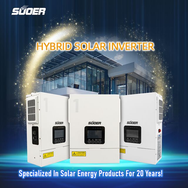 1.2kW 2.2KW 3.2KW 4.2KW 6.2KW 9KW 10.2KW Single Output MPPT off Grid Hybrid Solar Inverter with Pure Sine Wave