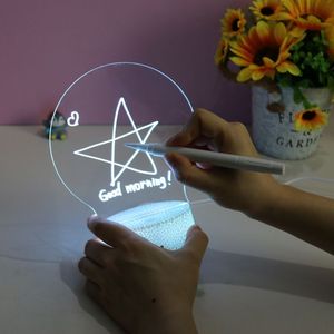 Lösch bare Schreibtafel <span class=keywords><strong>LED</strong></span> Nachricht Schreibtafel Acryl Farbe <span class=keywords><strong>LED</strong></span> Nachtlicht Lichter