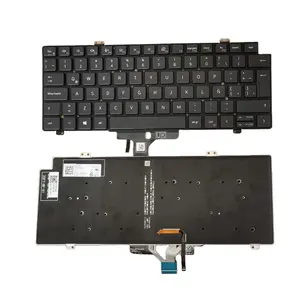 P54YV 0P54YV ब्रिटेन सपा कीबोर्ड Dell अक्षांश 5420 7420 7520 के लिए कीबोर्ड बैकलिट Backlight के साथ स्पेनिश Teclado लैपटॉप कीबोर्ड